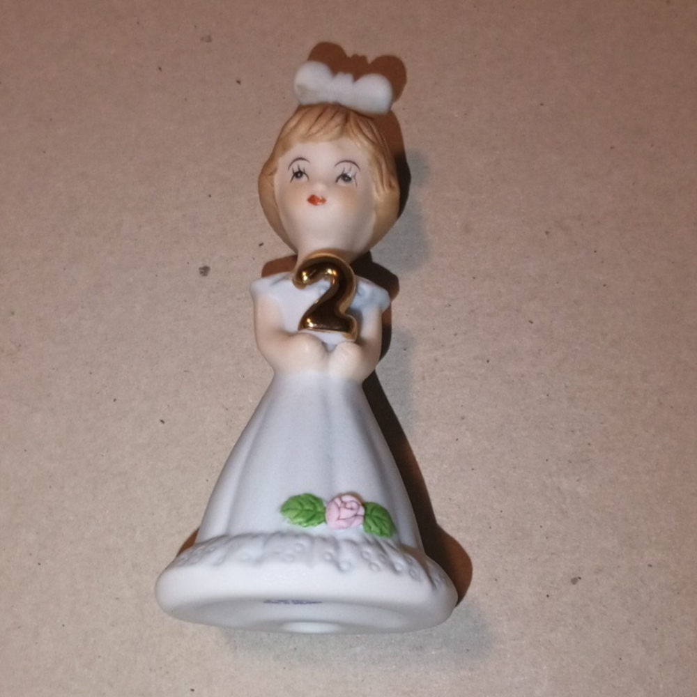 Enesco Growing Up Girls 2 Year Old Figurine NWOT